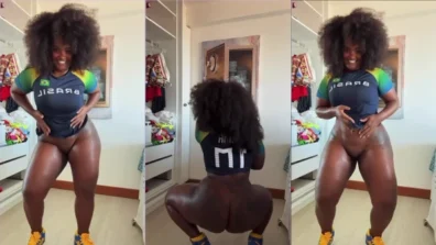 Iona Galvão preta tatuada rabuda rebolando