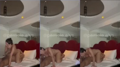 Pamela Alves fazendo um meia nove gostoso